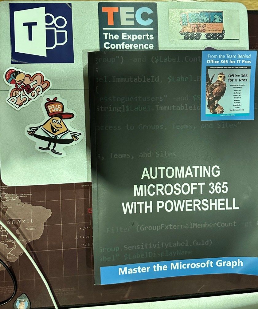 A paperback version of Automating Microsoft 365 with PowerShell.
