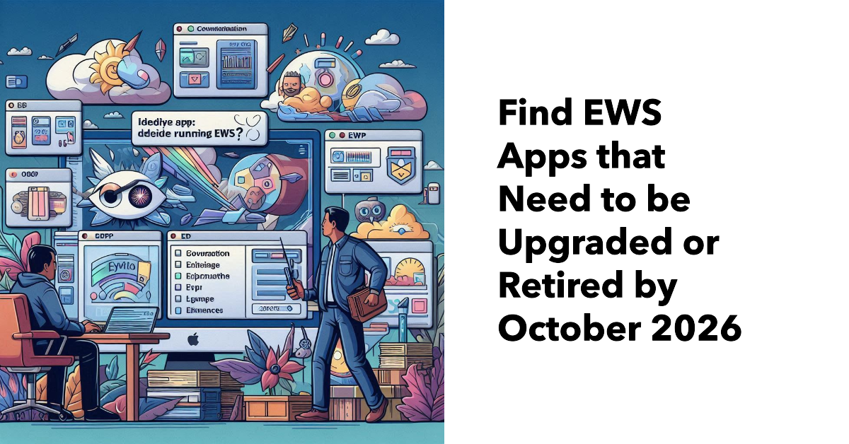 Exchange Web Services usage report