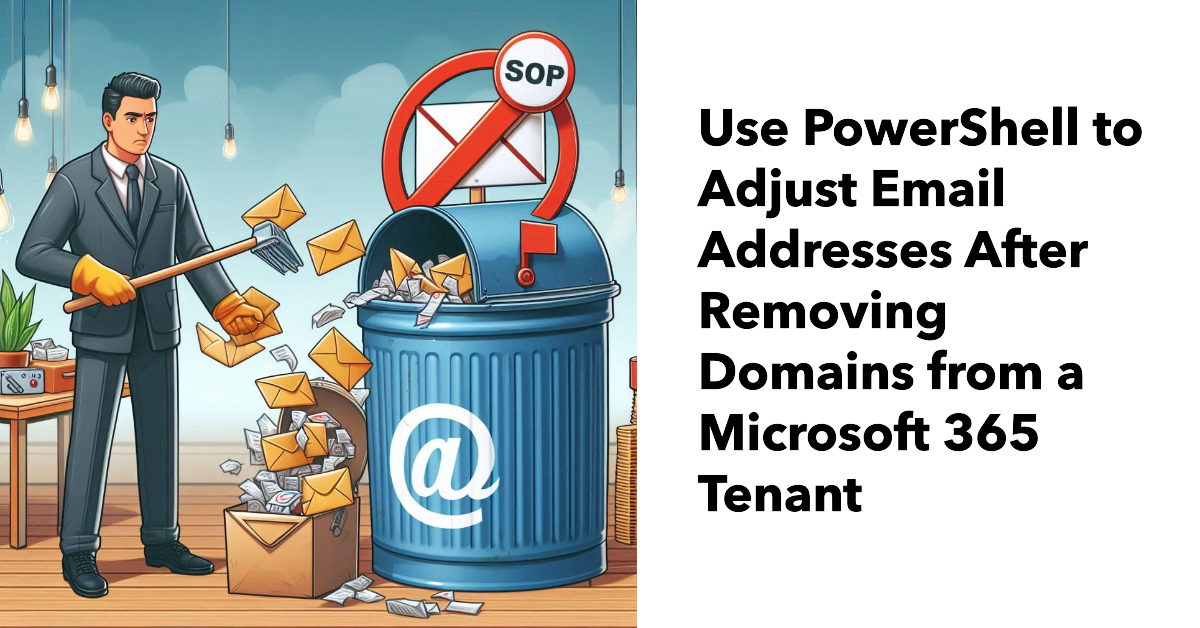 Remove domain from a Microsoft 365 tenant