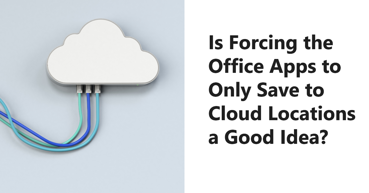 Save to cloud locations