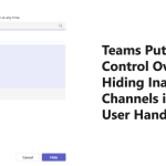 Teams inactive channels