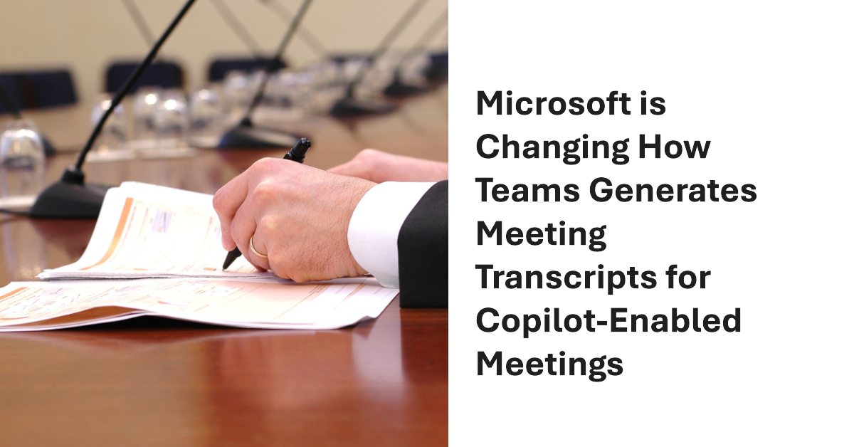 Transcription for Teams Meetings